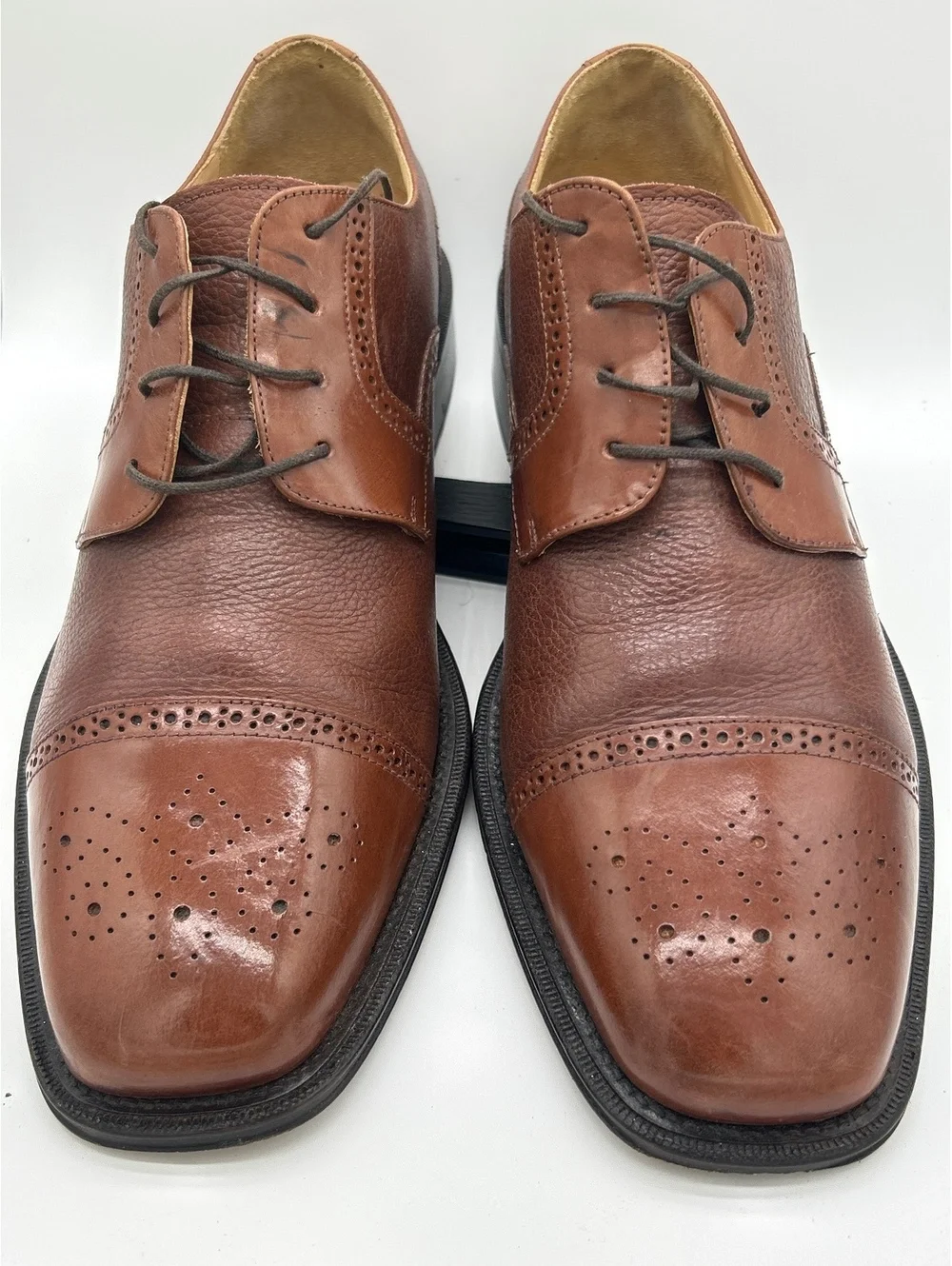 Giorgio Brutini Men's Brown Leather Dress Shoes Size 13D